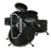 Drum Set Belt Buckle Red Image Back