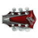Electric Guitar Belt Buckle Headstock Piece Red Image Front