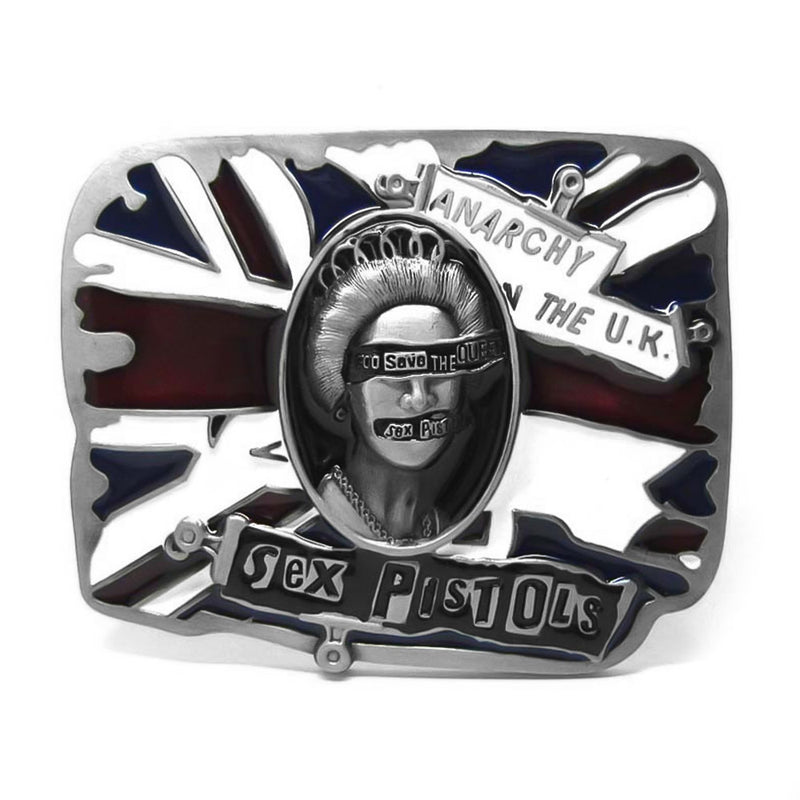 Sex Pistols Belt Buckle Pewter Grey Music Band