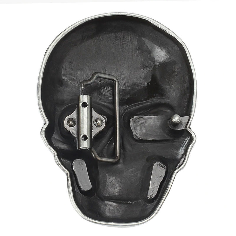 Belt Buckle - Skull Large (Pewter Grey)