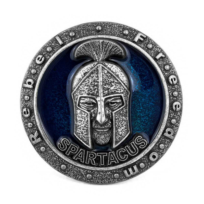 Gladiator Spartacus Belt Buckle Antique Silver Freedom
