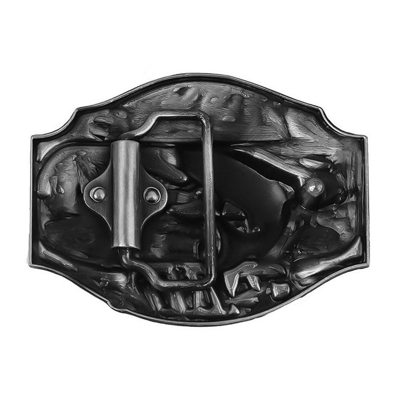 Belt Buckle - Sport Fishing I'd Rather Be (Pewter Grey)