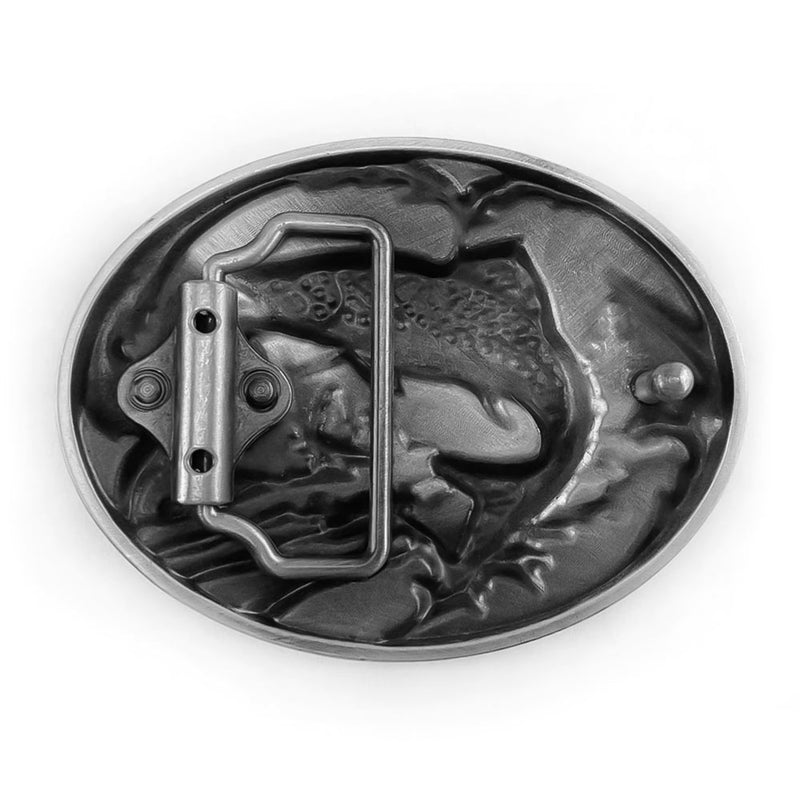 Belt Buckle - Sport Fishing (Pewter Grey)