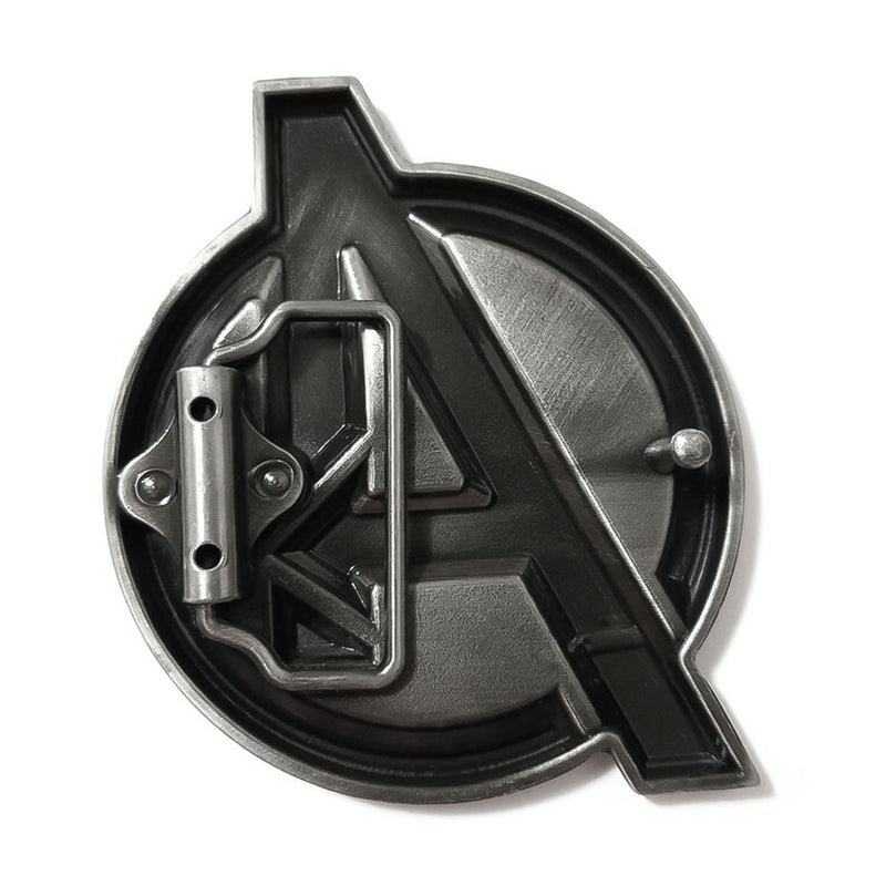 Avengers Belt Buckle Grey Superhero Image Bottom
