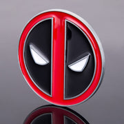 Deadpool Belt Buckle Red Black Superhero Image Side
