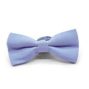 Cornflower Blue Bow Tie Matt Front View