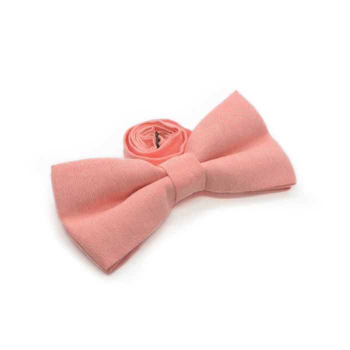 Carnation Pink Bow Tie Fashion Accessory