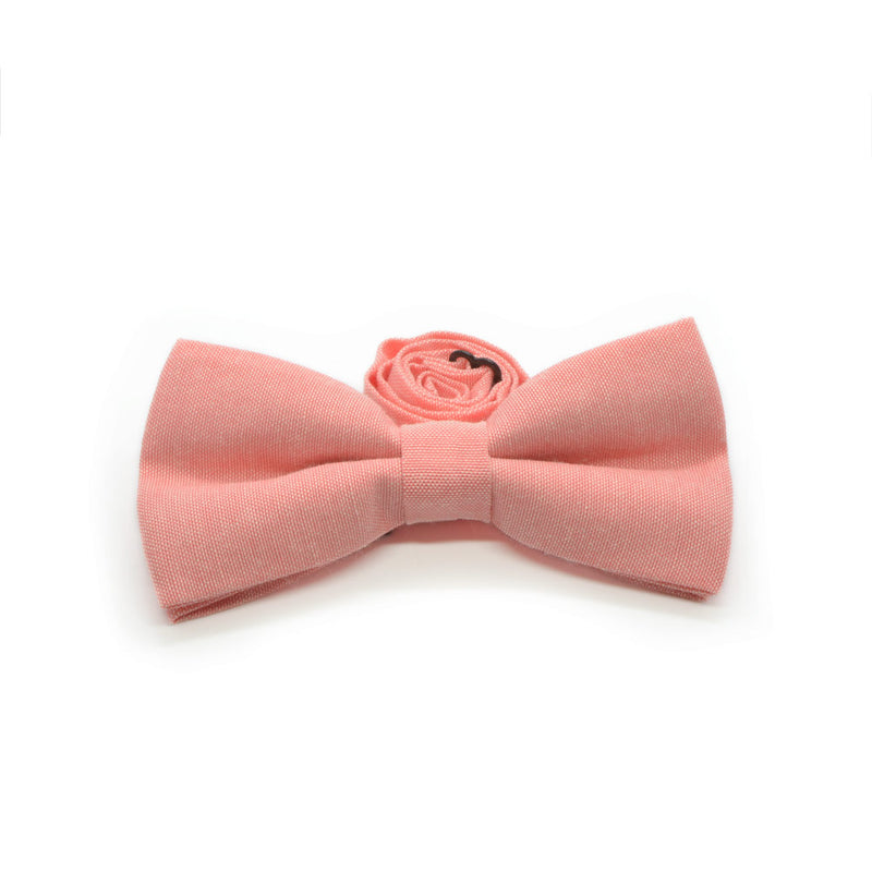 Carnation Pink Bow Tie Fashion Accessory