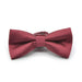 Maroon Bow Tie Patterned Silk Front Image