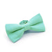 Light Mint Green Bow Tie Front Side View