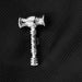 Gavel Hammer Brooch Auction Silver On Suit