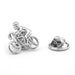 Bicycle Brooch Silver Cyclist Cycling Pin For Men