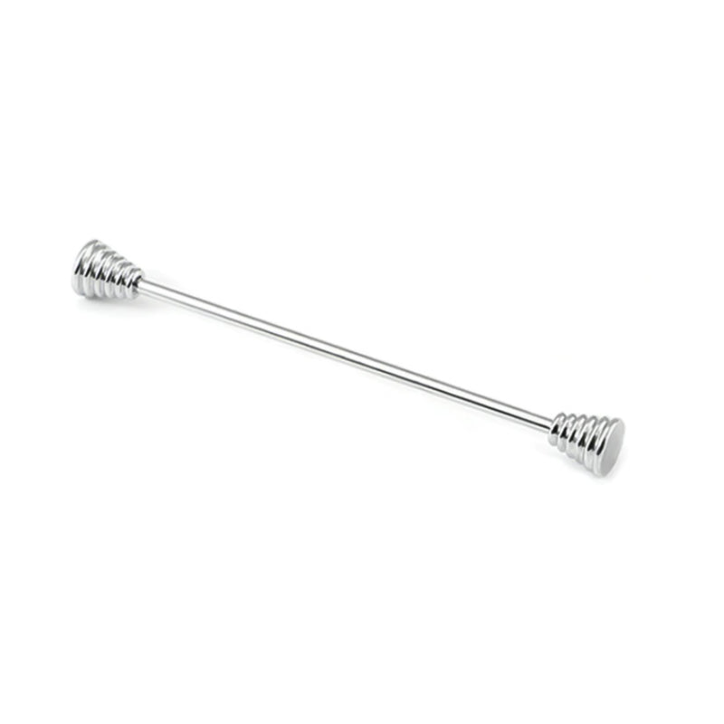 Reverse Barbell Collar bar Silver