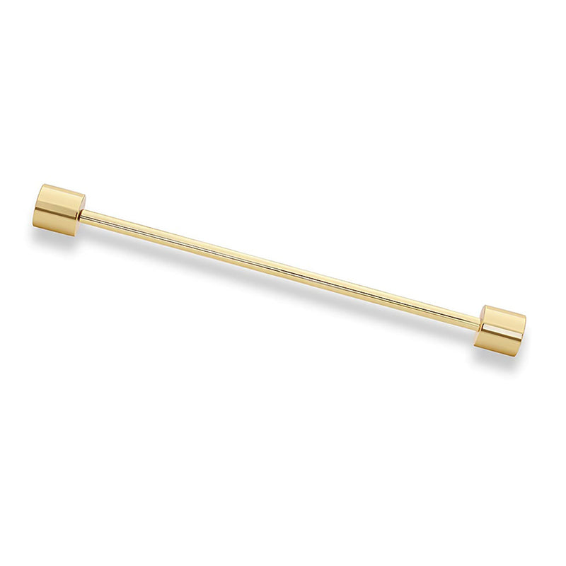 Cylinder Collar Bar Gold Tube For Men