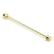 Gold Hyperboloid Shaped Collar Bar