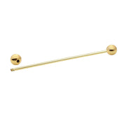 Round Ball Collar Bar Gold Open