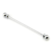 Silver Round Knob Collar Bar
