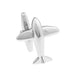 Aeroplane Cufflinks Silver Image Top