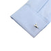 Silver Initial Cufflinks Letter Y of the Alphabet On Shirt Sleeve