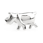 Rhino Cufflinks Silver South Africa Image Front