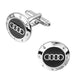 Audi Cufflinks Car Logo Silver Pair