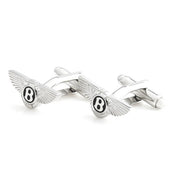 Bentley Cufflinks Car Logo Silver Image Pair