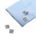 Buy Low Sell High Cufflinks Stock Market Silver Image On Shirt Sleeve