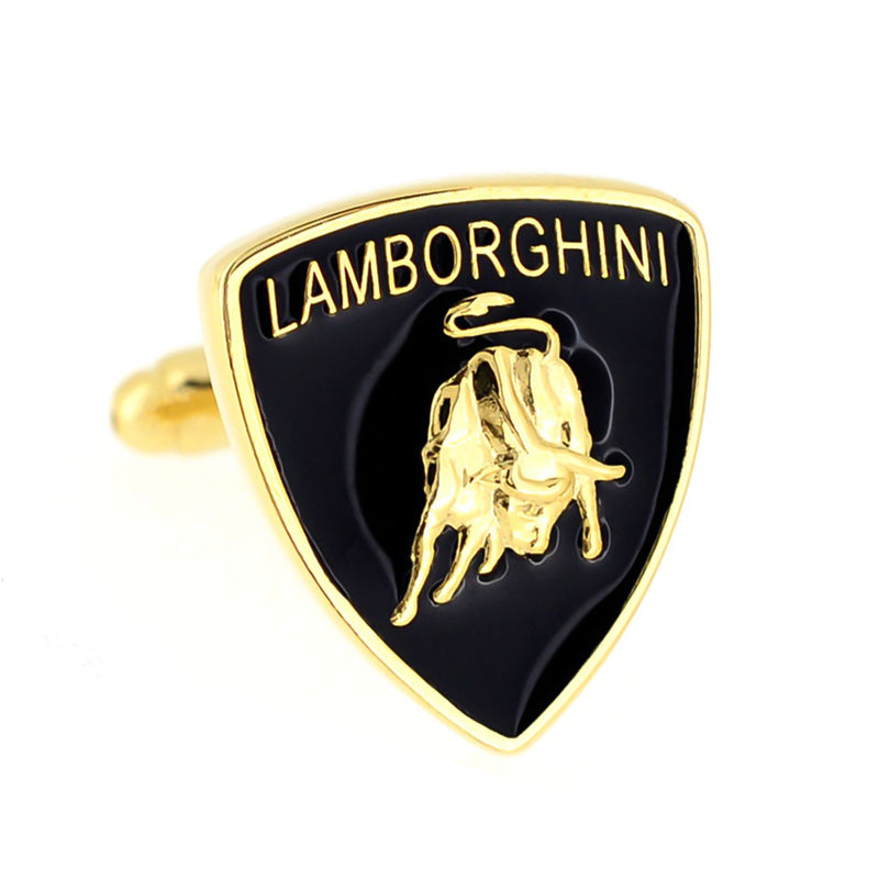 Cufflinks - Car Logo Lamborghini (Gold)
