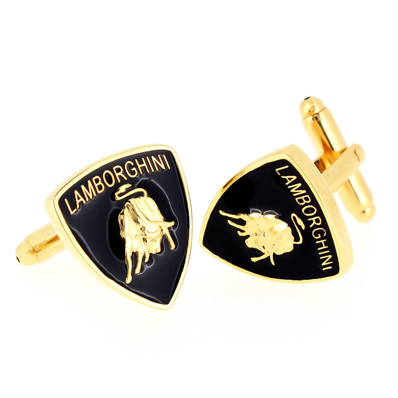 Cufflinks - Car Logo Lamborghini (Gold)