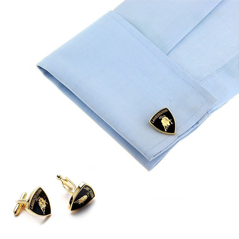 Cufflinks - Car Logo Lamborghini (Gold)