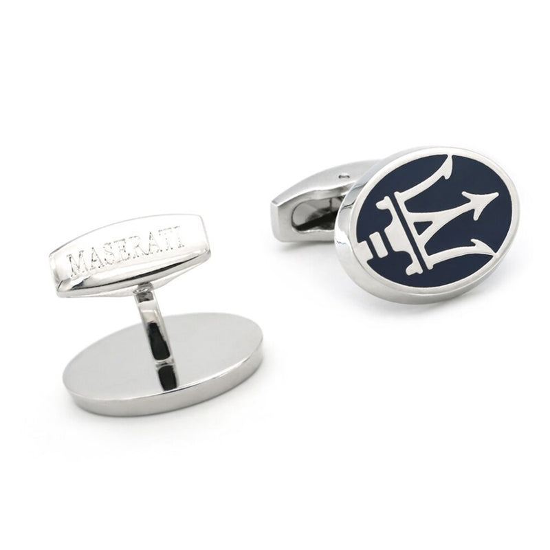Cufflinks - Car Logo Maserati (Silver)