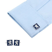 Peugeot cufflinks silver car logo On Shirt sleeve