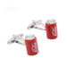 Coca-Cola Cufflinks Coke Red Front Set