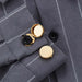 Cuff Button Cover Cufflinks Gold On Shirt Sleeve