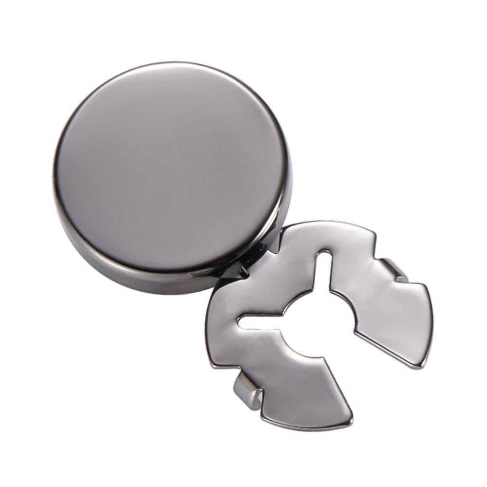 Cuff Button Cover Cufflinks - Gunmetal Black — That Bloke