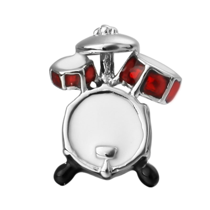 Drum set cufflinks Music Drumming Front