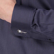 Electric Guitar Cufflinks Black & White On Shirt