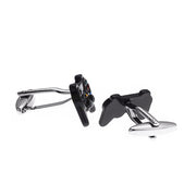 Gamepad  Game Controller Cufflinks Black Image Pair