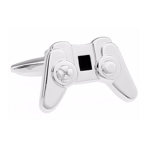 Game Controller Cufflinks Silver Image Front
