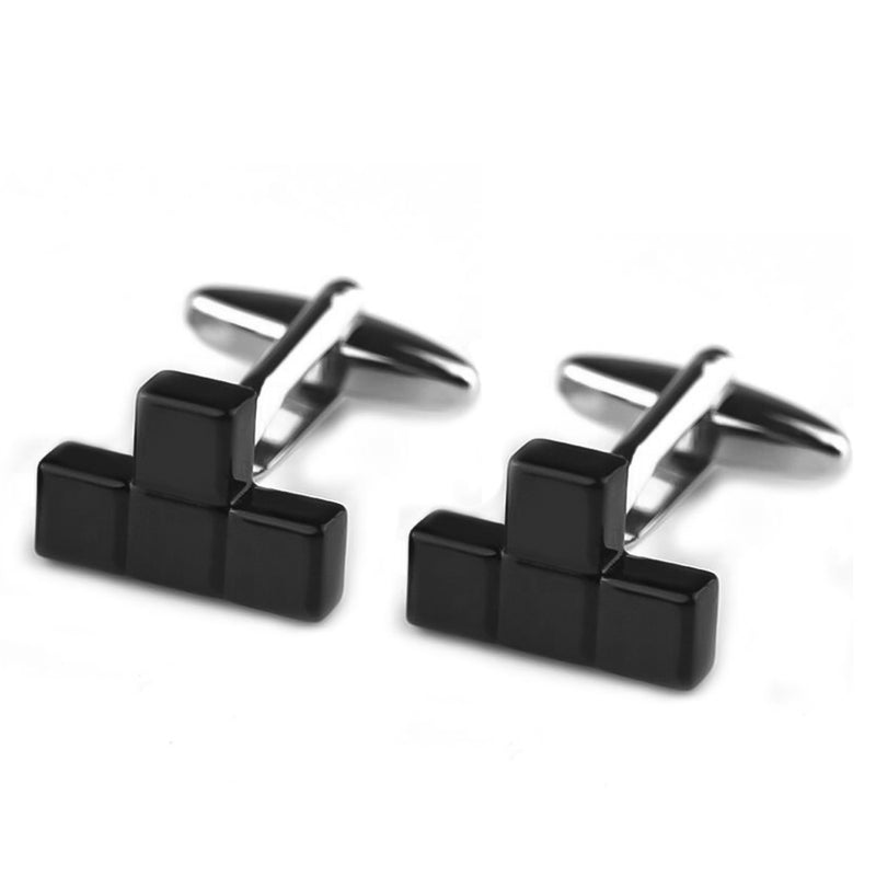 Black Tetris Cufflinks