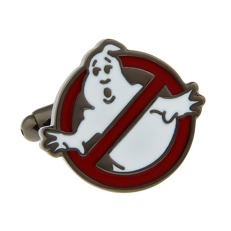 Ghostbuster Cufflinks Gunmetal Black Front