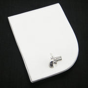 Revolver Cufflinks Hand Gun Silver Black On Shirt Sleeve