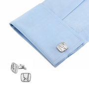 Honda Cuffliks Car Logo Silver On Shirt Sleeve