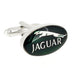 Jaguar Cufflinks Car Logo Silver Image Front