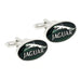 Jaguar Cufflinks Car Logo Silver Image Pair
