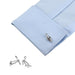 Music Note Cufflinks Treble Clef Silver On Shirt Sleeve