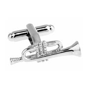 Trumpet Cuffliks Silver Front