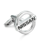 Nissan Cufflinks Silver Front