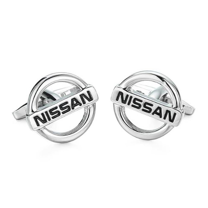 Nissan Cufflinks Silver Pair