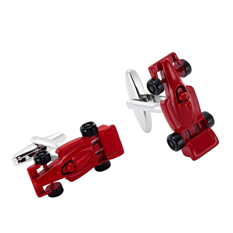 Formula 1 F1 Racing Cufflinks Red Pair